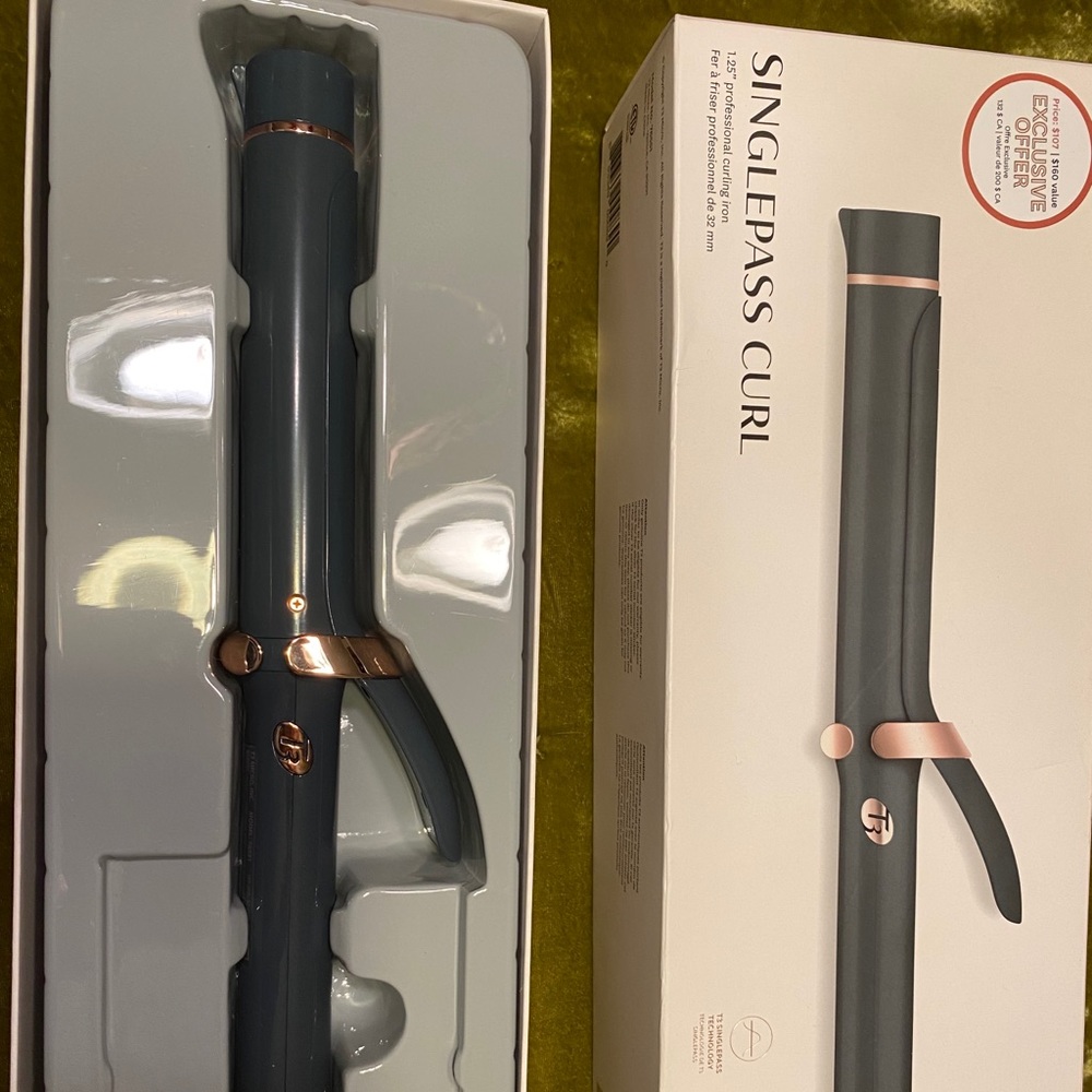 T3 single pass curling iron